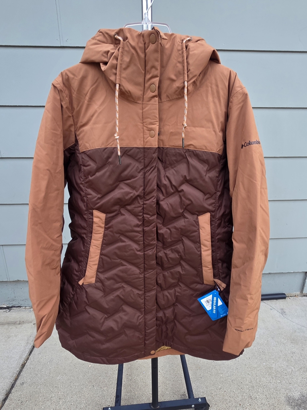 Columbia Two-Tone Insulated Hooded Jacket - Women XL